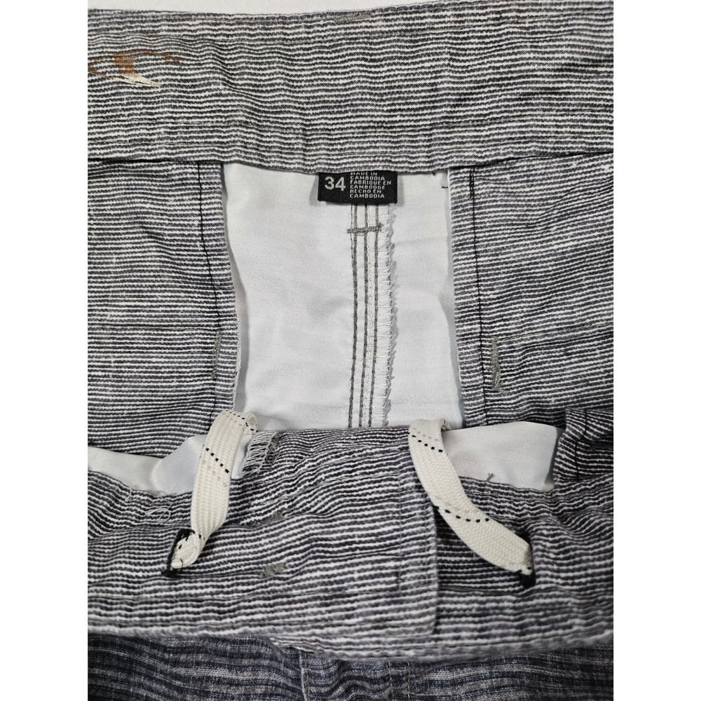 O'Neill Hybrid Shorts Mens 34 Gray Heathered Board Shorts Surf Swim Trunks - Picture 9 of 14